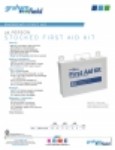Product Sheet - Stocked First Aid Kit - 25 person